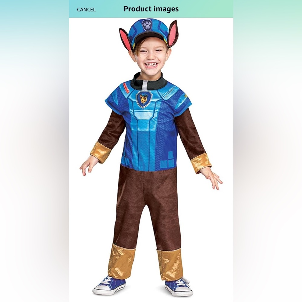 COPY - Paw Patrol Chase costume
